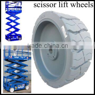 low price scissor lift and boom lift parts, Upright 061848-00115x5 wheel and tire assembly