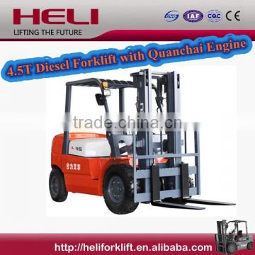 China Top1 Manufacturer HELI Brand 4.5 ton 5 ton China forklift truck