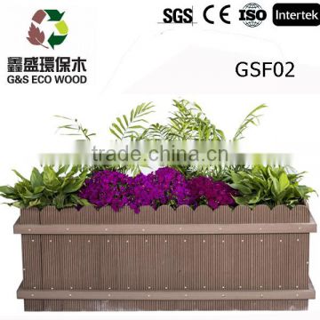 2017 ECO-Friendly Cheap price water resistance wpc flower box