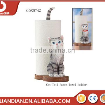 Christmas polyresin cat design Tissue holder