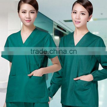 Factory price Uniform Product Type and Polyester / Cotton Material scrub uniform