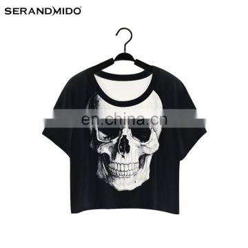 Skull Printed bulk wholesale t-shirt