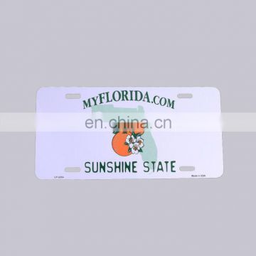 Custom Decorative Reflective Decorative Metal License Plates