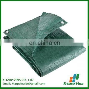 Green 80gsm Economy & Light weight Tarpaulins