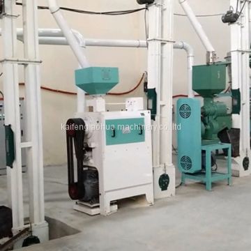 1ton per hour small maize milling line