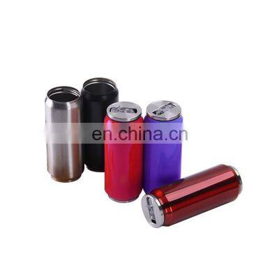 Wholesale 350ML Double Wall Insulated Stainless Steel Cola Can Shape Bottle