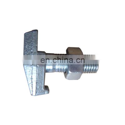 Elevator Shaft Components T Type Forged Rail Clip Casting Sliding Rail Clip
