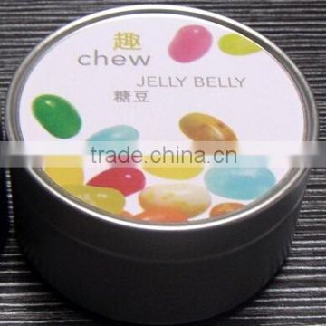 round shape candy packaging tin cans