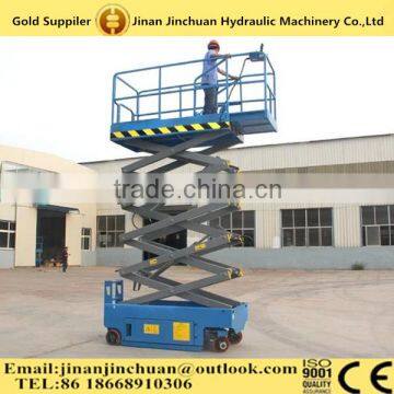 electric mobile scissor lift/portable hydraulic scissor lifts from China