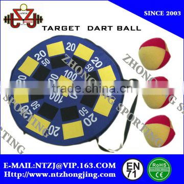 Cheap Popular inflatable Dart game with 3 catch ball/dart Board/magnetic Dart Ball Set/air dart ball