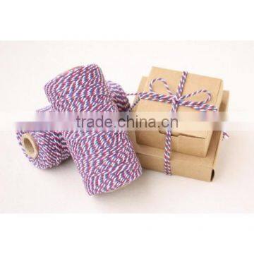 18colors Cotton Bakers Twine cake & cookie packaging twisted cotton rope Wedding Christmas holidays party supplies