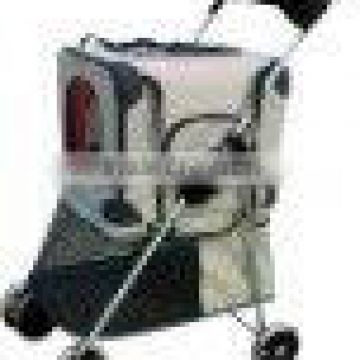 easily folding system pet stroller