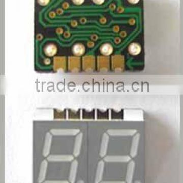 0.39" 2 dight grey face SMD led display 7 segment smd display