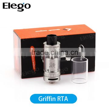 2016 New Authentic Geekvape Griffin RTA tank First RTA with the biggest deck and clapton coil compatibility