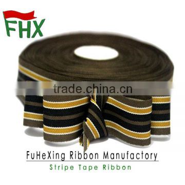 2014 newest style wholesale stripe grosgrain military style ribbon