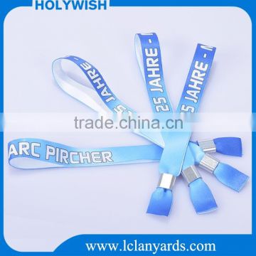 Wholesale print fabric wristband with best price