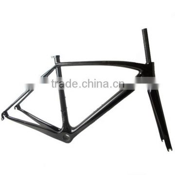 Only 1240g Carbon bicycle frame for sale Size 52/54/56cm Headset 1-1/8"-1-3/8" BB PF30