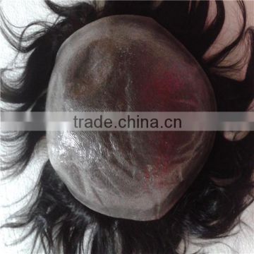 Super silk top toupee for woman with knots invisiable