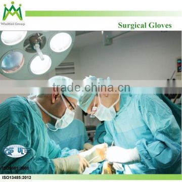 disposble latex surgical gloves