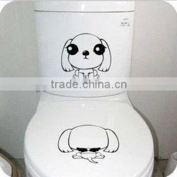 Cute toilet stickers