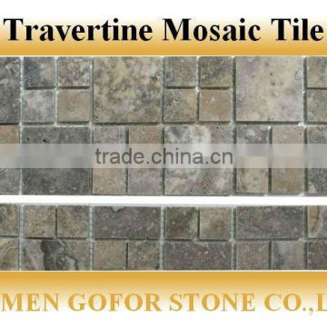 travertine mosaic tile borders