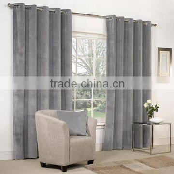 fancy classic design gray window curtain