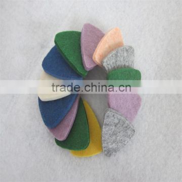 3mm thick felt picks, can be customized