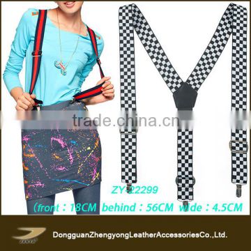 (ZY-22299) custom elastic fabric for suspenders belt,lady suspender