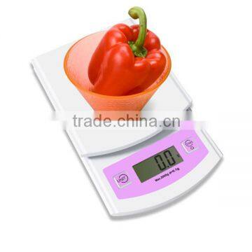 electronic kitchen scale 5kg digital kitchen food scale for promotional gift division 1g