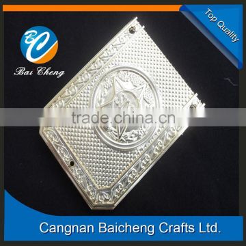 ABS rectangle custom car badge/car emblem with brand logo and printing on it supplies top quality and best price and aftersale