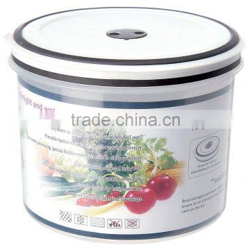 350ml transparent airtight round plastic food storage container