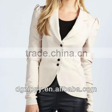 Fitted Scuba office uniform woman jacket