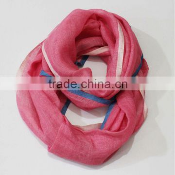 Linen infinity scarves loop scarves super soft circle scarf