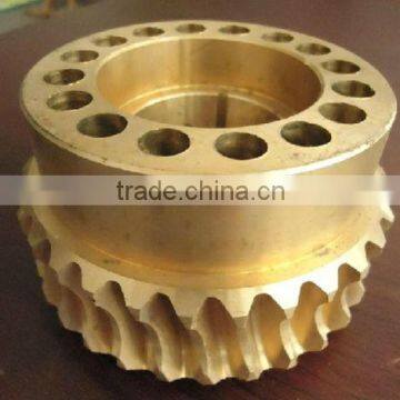 High quality customized turned copper gear