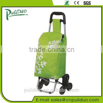 Promotional Cheap 600D Oxford Foldable Trolley Shopping Bags Wholesale