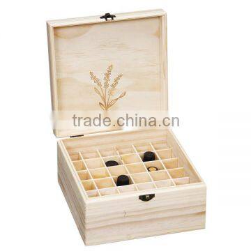 hot selling wooden essential oil bottles case gift box for For Travel & Presentations