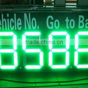 Customize supply 8 letter gas station digital led gas price sign