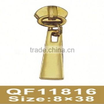 light gold zipper double puller slider