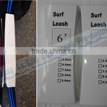 Customized cardboard package fashion pro surfboard leash/Factory directly selling surfing leash