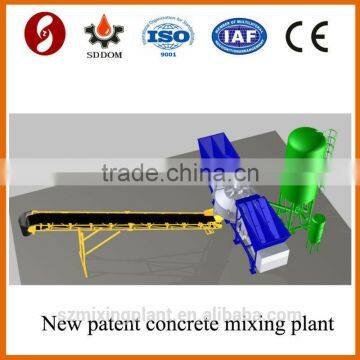 Patent product 20-25m3/h mobile concrete batching plant on sale