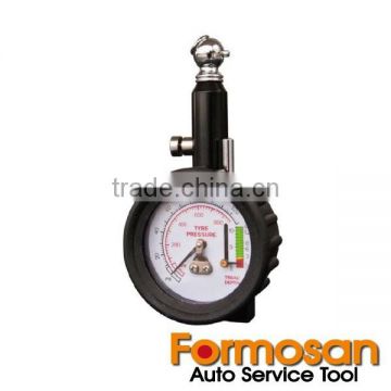 2016 TAIWAN TOOLS - 2 inch 2 in 1 Deluxe Tire Pressure Gauge with Tread Depth function