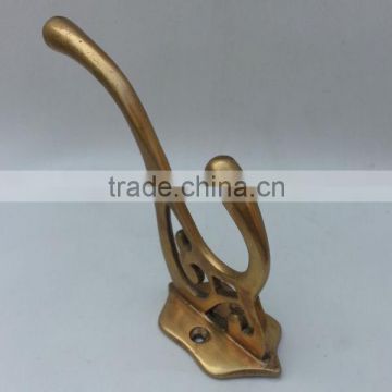 brass shiny hooks & hangers