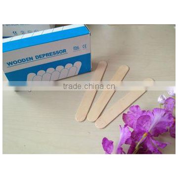 wholesale disposable colored straight edge wooden tongue depressor