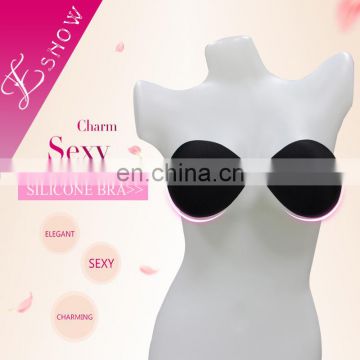 ES6619 China Wholesale Fashion and Sexy Thin Invisible Silicone Bra