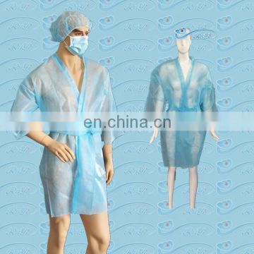 Disposable Nonwoven Protected Sauna Gown/kimono for surgical use