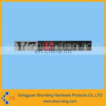 Professional making acid etched stainless steel nameplate