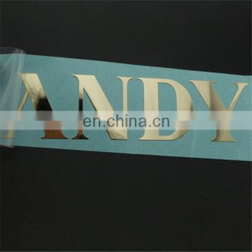 Most Competitive metal logo sticker factory