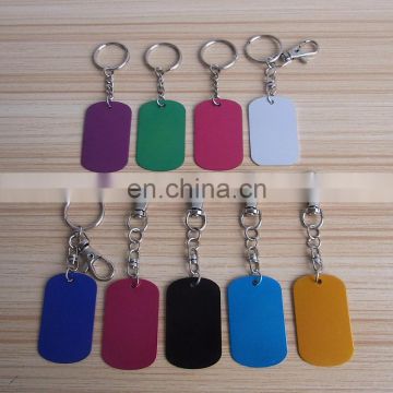 human unisex oval shaped dog tag/cat ID dog tag with zipper keychain