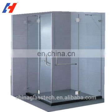 CE&ISO Tempered Waterproof Sliding Bathroom Glass Partition