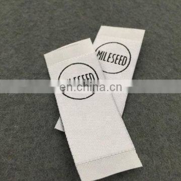 Customize heat cut end fold knit Woven Label